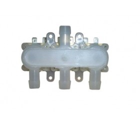 Three way water inlet valve for washing machine