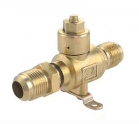 Refrigeration ball valve