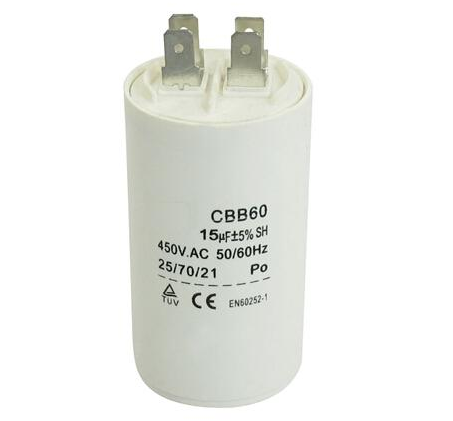 CBB60 motor capacitor with pins
