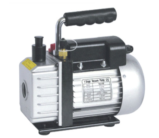 Single stage vacuum pump