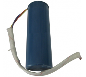 Blue colour washing machine capacitor with double capacitance
