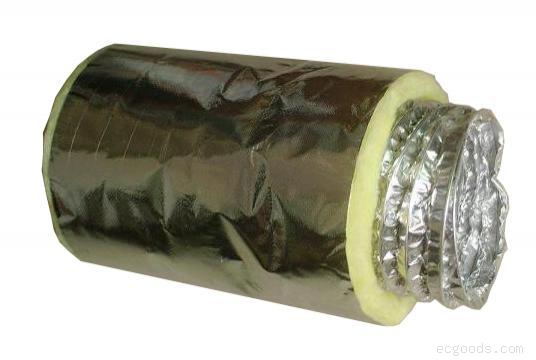 Aluminum insulated flexible duct