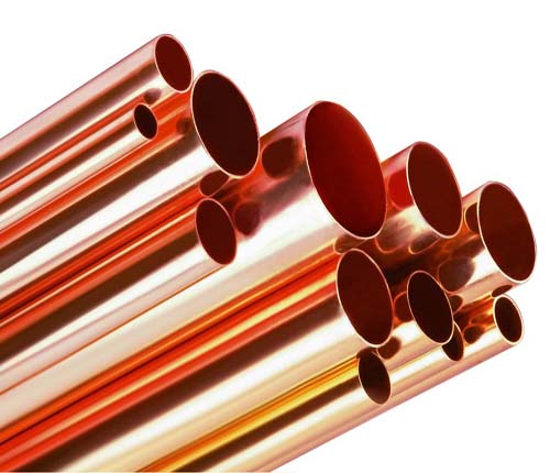 Straight copper tube