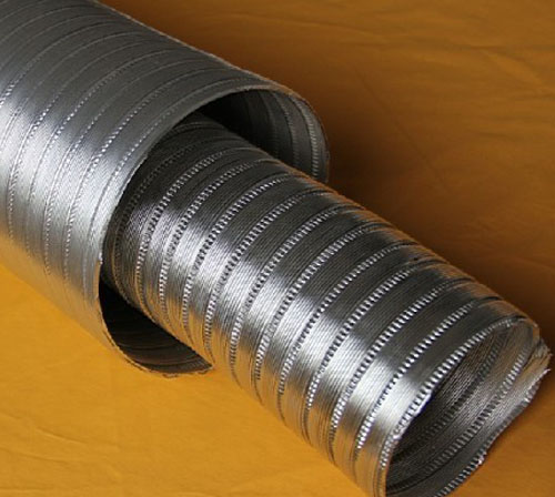 Tubing insulation aluminum
