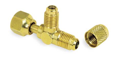 Tee brass fitting