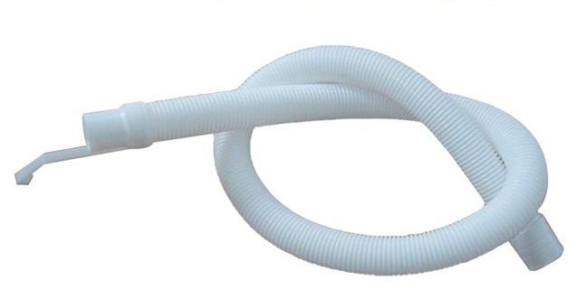 White colour drain pipe for washing machine