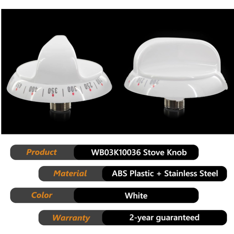 WB03K10036 Thermostat Knob for  Hotpoint Range Oven